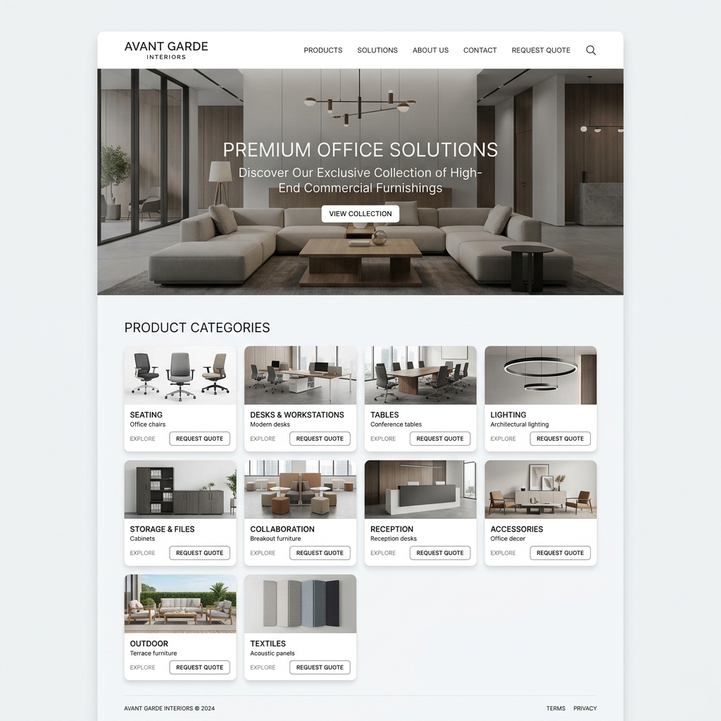 Siti catalogo prodotti e showroom digitali — SitiWebPU Pesaro Urbino