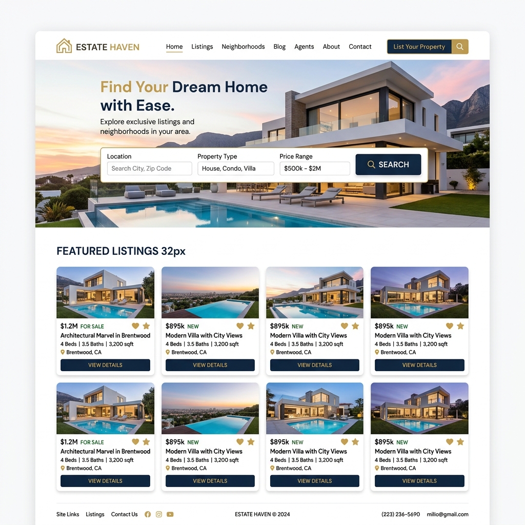 Siti web per agenzie immobiliari — SitiWebPU Pesaro Urbino