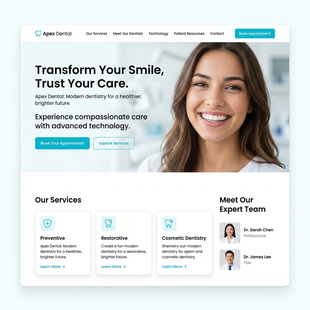 Siti web per dentisti e studi odontoiatrici — SitiWebPU Pesaro Urbino